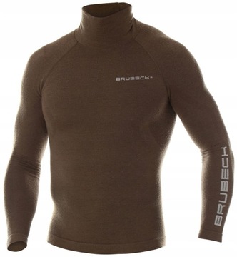 BLUZA KOSZULKA TERMOAKTYWNA MERINO WOOL MĘSKA BRUBECK RANGER TERMICZNA L