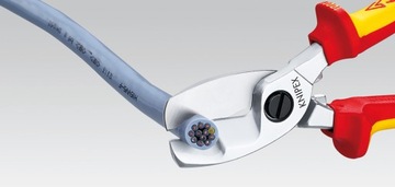 Ножницы для резки кабеля 200 мм, изолированная электрика, 1 кВ VDE KNIPEX 95 16 200