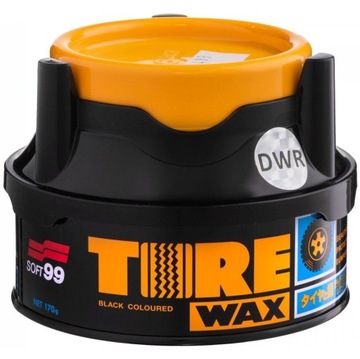Soft99 Tire Black Wax 170G Воск для покраски шин