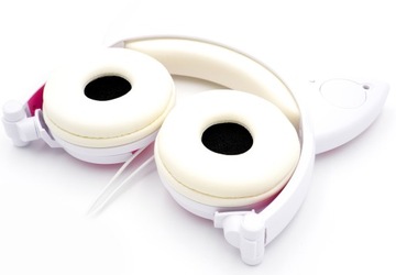 ДЕТСКИЕ НАУШНИКИ СО СВЕТОДИОДНОЙ ПОДСВЕТКОЙ КОШАЧЬИ УШИ