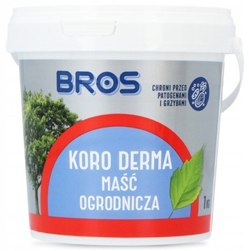 Bros Maść ogrodnicza na rany drzew i krzewów Koro-Derma 1 kg