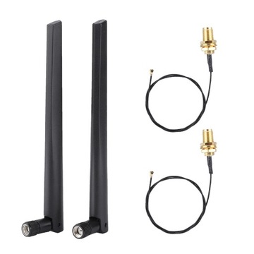 Kabel M.2 do karty sieciowej z antenami 5DBi dla Intel 9560NGW 9260AC