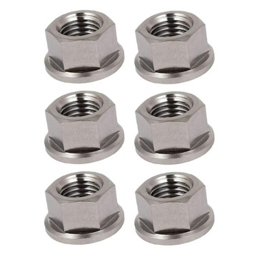 6 sztuk M10 X 1.25 Mm antypoślizgowe TC4 Titanium