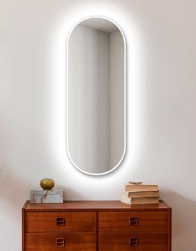 LUSTRO Z OŚWIETLENIEM LED DO PRZEDPOKOJU SALONU