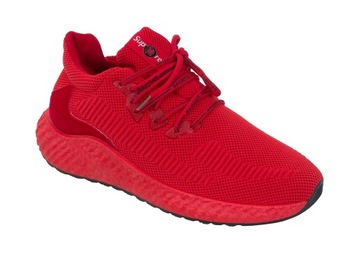 CZERWONE Buty Siatka Adidasy Wytrzymałe Lekkie Sportowe HIT rozmiar 41