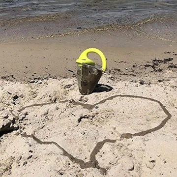 Воронка для строительства замков из песка. Игрушка для смешивания песка и воды.