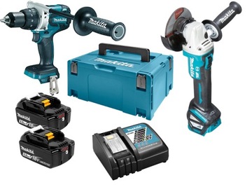 MAKITA zestaw DLX2255TJ - DGA513 + DDF481 2 x 5Ah