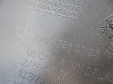 MERCEDES B TŘÍDA W246 11-14 NÁRAZNÍK ZADNÍ ORIG. A246