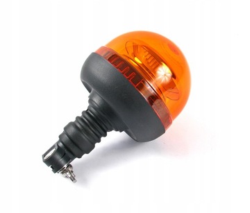 LAMPA BŁYSKOWA KOGUT 36 LED 12/24V FLEX + TRZPIEŃ TYP O MOCOWANIE LAMPY