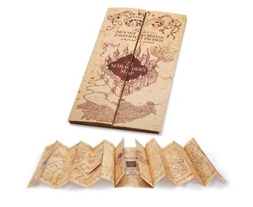 Rozkładana Mapa Huncwotów Harry Potter 72 x 20 cm