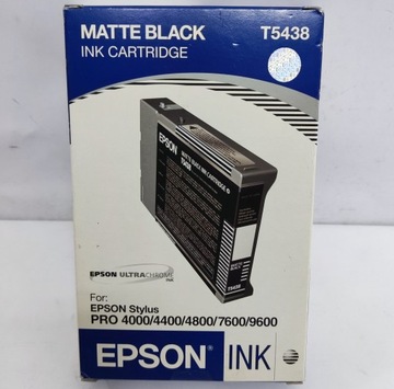Tusz Epson T5438 Matte Black C13T543800 110ml