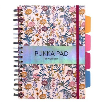 Kołozeszyt w linię B5 Pukka Pad 100 kartek Bloom
