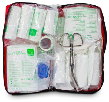 ПОЖАРНЫЙ КОМПЛЕКТ DIN13164 КОМПЛЕКТ + ОГНЕТУШИТЕЛЬ 1 КГ ЖИЛЕТ ПРЕДУПРЕЖДАЮЩИЙ ТРЕУГОЛЬНИК