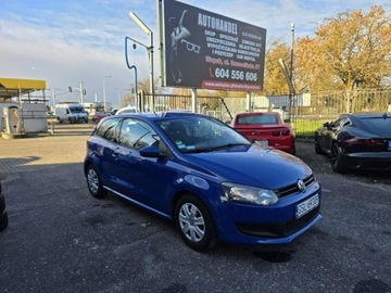 Volkswagen Polo V Hatchback 5d 1.2 60KM 2010 Volkswagen Polo 1.2 Benzyna 60 KM, Klimatyzacja,