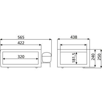 Lodówka szufladowa kompresorowa CoolMatic CD20S srebrna - Dometic
