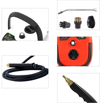 ПОРТАТИВНЫЙ ПАРООЧИСТИТЕЛЬ 2500ВТ ДЛЯ ОКОН, ОБИВКИ, ШВОВ, ОТПАРОВАТЕЛЬ ОТ КЛОПОВ