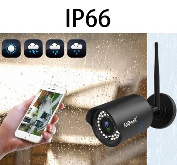 БЕСПРОВОДНАЯ WIFI IP-КАМЕРА НАРУЖНЫЙ МОНИТОРИНГ