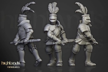 Imperial Guard with hand weapons and shields