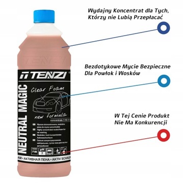 TENZI MAGIC FOAM PINK + ПОЛОТЕНЦЕ ИЗ АКТИВНОЙ ПЕНЫ ДЛЯ МОЙКИ АВТОМОБИЛЕЙ