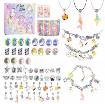 ZESTAW DO ROBIENIA BRANSOLETEK CHARMS ZAWIESZKI