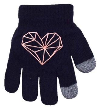 YO RĘKAWICZKI DZIECIĘCE DIAMENT GRANAT 14 CM