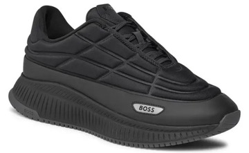 Buty męskie sportowe HUGO BOSS czarne sneakersy r. 46 30 cm trampki półbuty