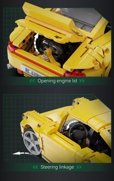 CADA CONSTRUCTION BLOCK АВТОМОБИЛЬ ГОРОДСКОЙ АВТОМОБИЛЬ МОДЕЛЬ RUF CTR 1515 EL