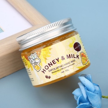 Visual source Маска для отбеливания рук с молоком и медом, 50 г