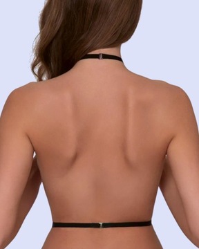 ZMYSŁOWY CZARNY CHOKER BODY HARNESS UPRZĄŻ ONESIZE