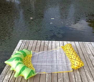 БОЛЬШОЙ НАДУВНОЙ МАТРАС С СЕТОЧНЫМ ДНОМ ДЛЯ ПЛАВАНИЯ СТУЛ ДЛЯ БАССЕЙНА НА ПЛЯЖЕ