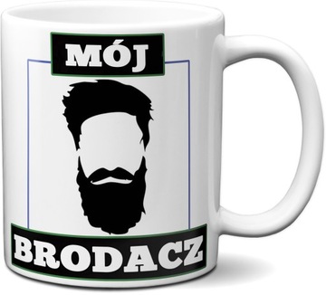 KUBEK FACETA MÓJ BRODACZ PREZENT UPOMINEK+IMIĘ