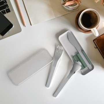Набор столовых приборов Monbento Slim Box Nat.Green
