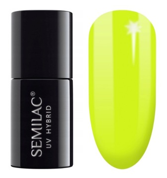 SEMILAC LAKIER HYBRYDOWY 565 NEON YELLOW 7ML