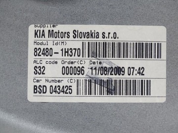 MECHANIZMUS ZVEDÁK OKNO MOTOREK PRAVÝ PŘEDNÍ KIA PRO CEED I 3D 07-12 EU