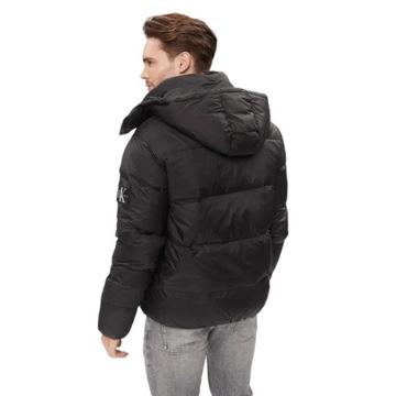 CALVIN KLEIN MĘSKA KURTKA ESSENTIALS DOWN JACKET CZARNA r.XL