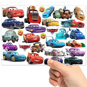TATUAŻE TYMCZASOWE WODNE DLA DZIECI DZIECIĘCE CARS AUTA WZORY SUPER JAKOŚĆ