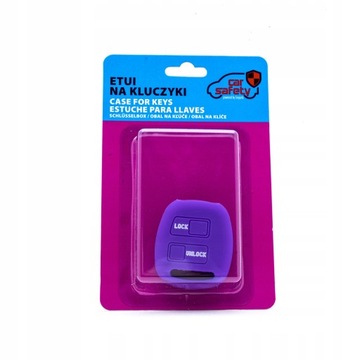 ETUI SILIKONOVÉ NA KLÍČEK TOYOTA - FIALOVÁ