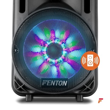 МОБИЛЬНАЯ колонка для вечеринок FENTON 10 дюймов 450 Вт BT USB-микрофон