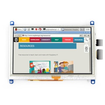Ekran dotykowy G - LCD TFT 5'' Raspberry Pi