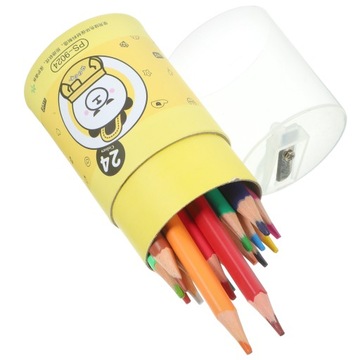 24 ЦВЕТНЫХ ВОДНЫХ КАРАНДАША — РОЖДЕСТВЕНСКИЙ НАБОР