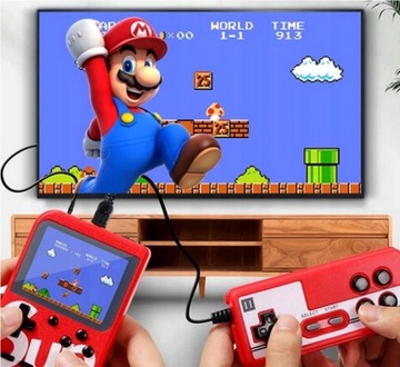 Портативная игровая консоль Sup, мини-игры 400-в-1, цвет синий