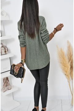 GŁADKI LEKKI CASUALOWY SWETEREK OUTLINE! WZ.2