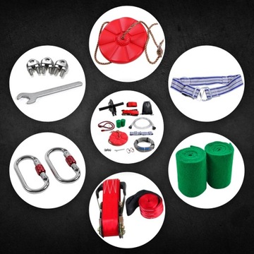 ПОРТАТИВНЫЙ ПАРКОВЫЙ ЗИПЛАЙН ДЛЯ ДЕТЕЙ, ПОДНИМАЮЩИХСЯ ПО ЛЕСТНИЦЕ