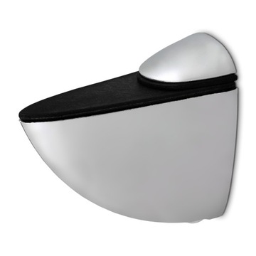 UCHWYT DO PÓŁKI SZKLANEJ PELIKAN L:50MM ALUMINIUM