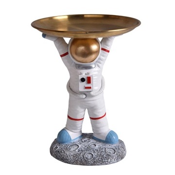 Posąg astronauty w stylu nordyckim, uchwyt na rzeźbę organizator rzemiosło