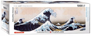 PUZZLE EUROGRAPHICS PANORAMA WIELKA FALA W KANAGAWIE OBRAZ 1000el 96x32