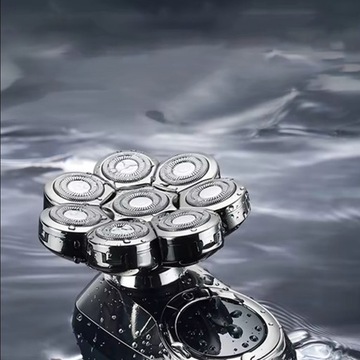 MASZYNKA DO GOLENIA GOLARKA ELEKTRYCZNA 8 PŁYWAJĄCYCH GŁÓW 6W1 600 mAh LCD