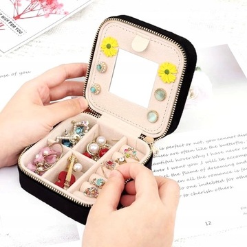 Шкатулка-органайзер и футляр Шкатулка для драгоценностей с зеркалом