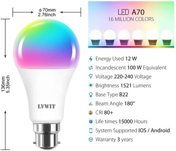 Умный потолочный светильник WiFi Qnect QN-WCL01 18 Вт