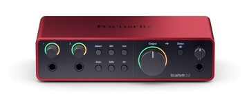Focusrite Scarlett 2i2 4-го поколения — АУДИО ИНТЕРФЕЙС + пакет программного обеспечения